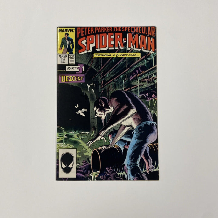 Peter Parker Spectacular Spider-Man #131 1987 VF/NM Part 3 Kraven's Last Hunt