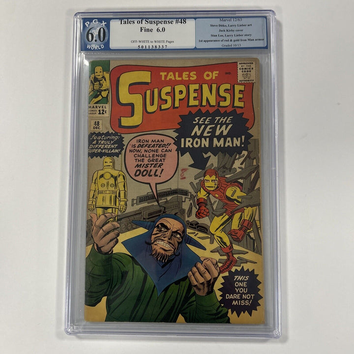 Tales Of Suspense #48 1963 6.0 PGX 1st Red and Gold Armor Suit