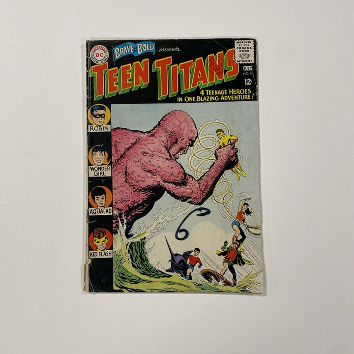 Brave and the Bold #60 1965 GD 2nd app Teen Titans Pence Stamp *See Description