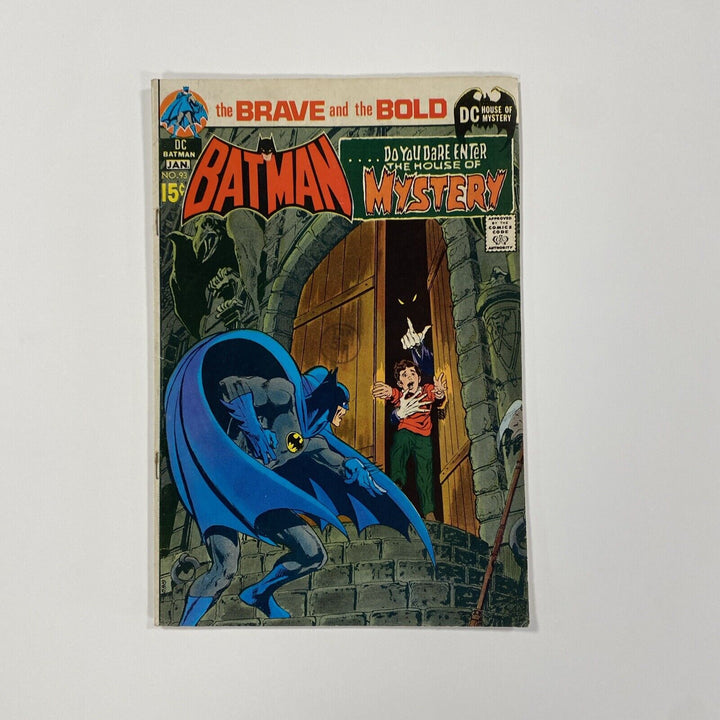 Brave and the Bold #93 1970 VG/FN Batman House of Mystery Neal Adams Pence Stamp