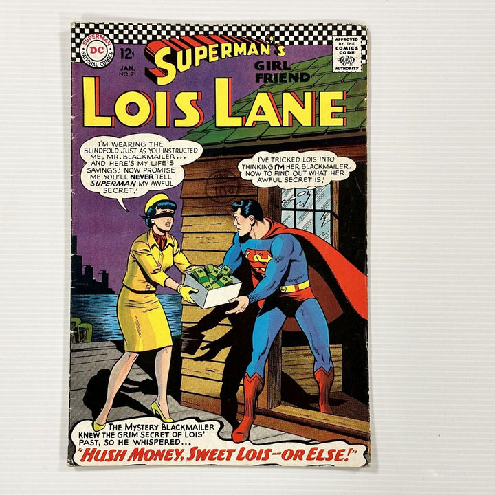 Lois Lane #71 1966 GD/VG 2nd Silver age Catwoman Pence Stamp