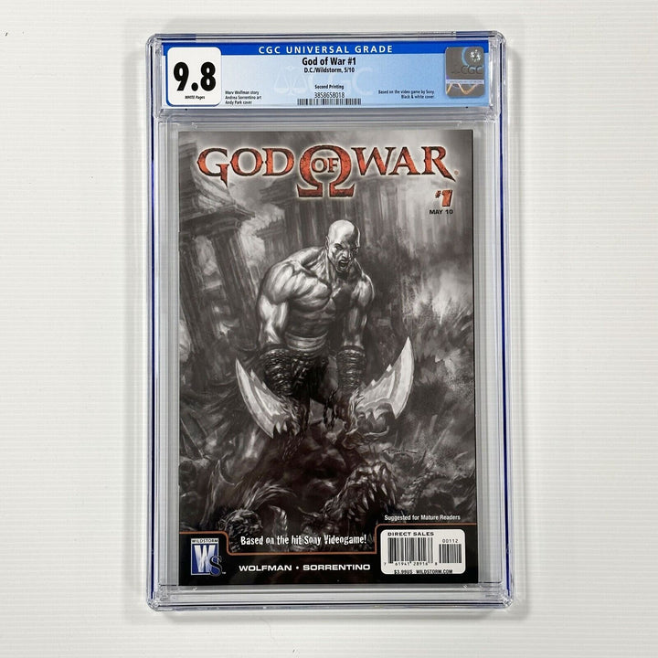 God of War #1 2010 CGC 9.8 White Pages Second Printing