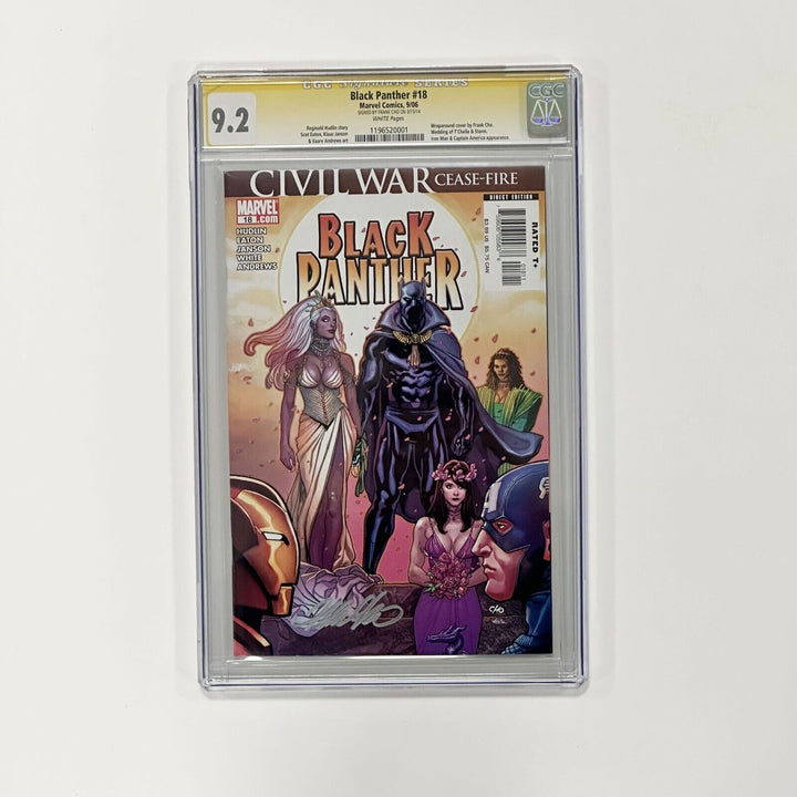 Black Panther #18 2006 9.2 CGC Signature Series Signed by Frank Cho