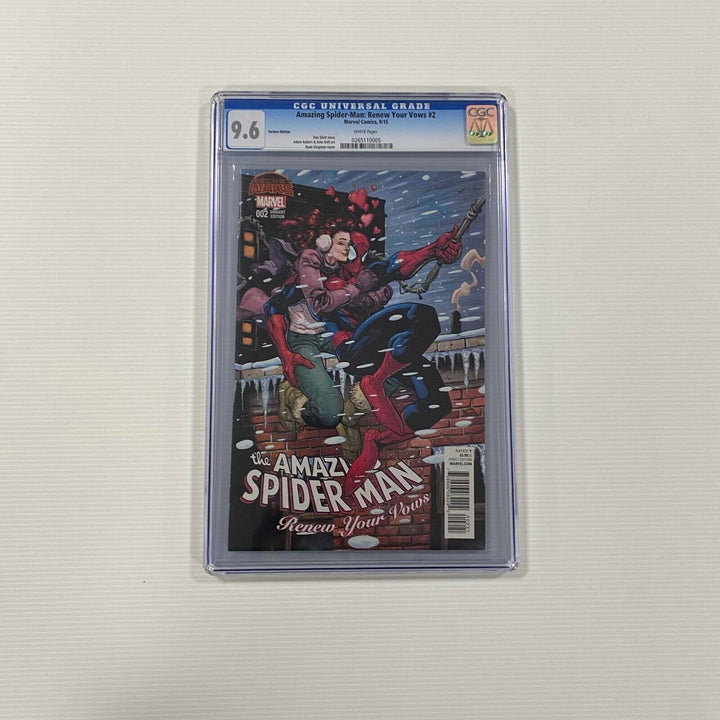Amazing Spider-man Renew Your Vows #2 2015 CGC 9.6 White Pages Stegman variant