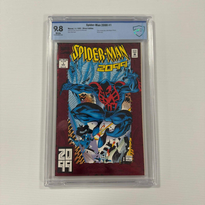 Spider-Man 2099 #1 1992 CBCS 9.8 White Pages Origin of Michael O'Hara