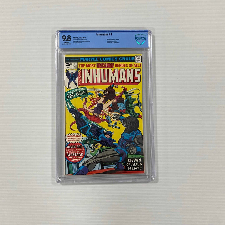 Inhumans #1 1975 CBCS 9.8 White Pages 1st Solo Title 1st Iridia