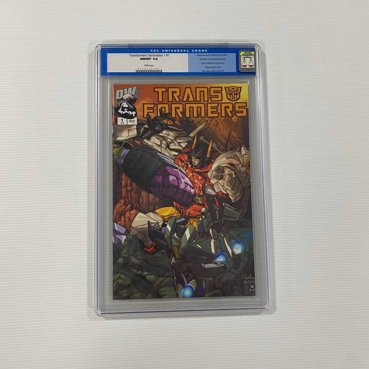 Transformers Generations #1 Retailer Incentive 2002 CGC 9.8 White Pages