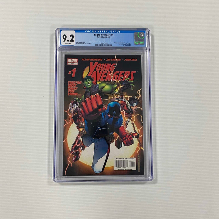 Young Avengers #1 2005 CGC 9.2 White Pages 1st app of Kate Bishop/Young Avengers