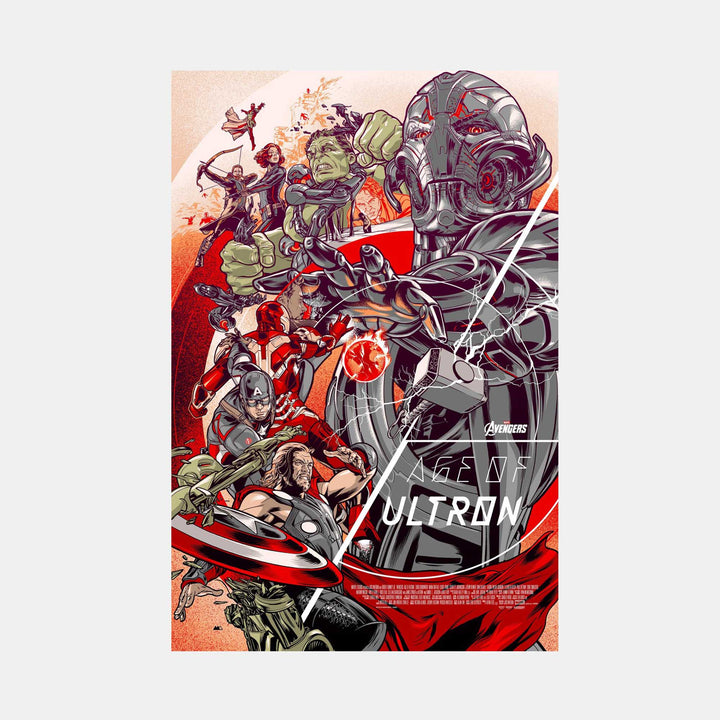 Avengers Age Of Ultron By Martin Ansin Art Print Poster