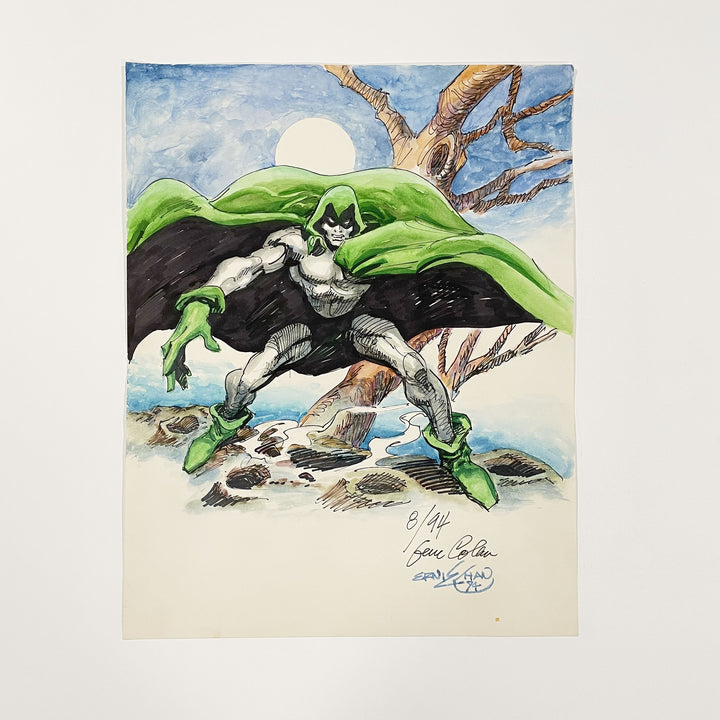 Gene Colan original Artwork for The Spectre Coloured by Ernie Chan 1994