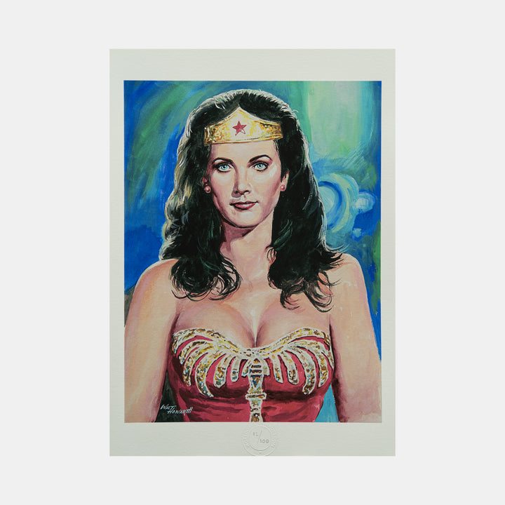 Wonder Woman by Walt Howarth Limited Edition World of Superheroes Print