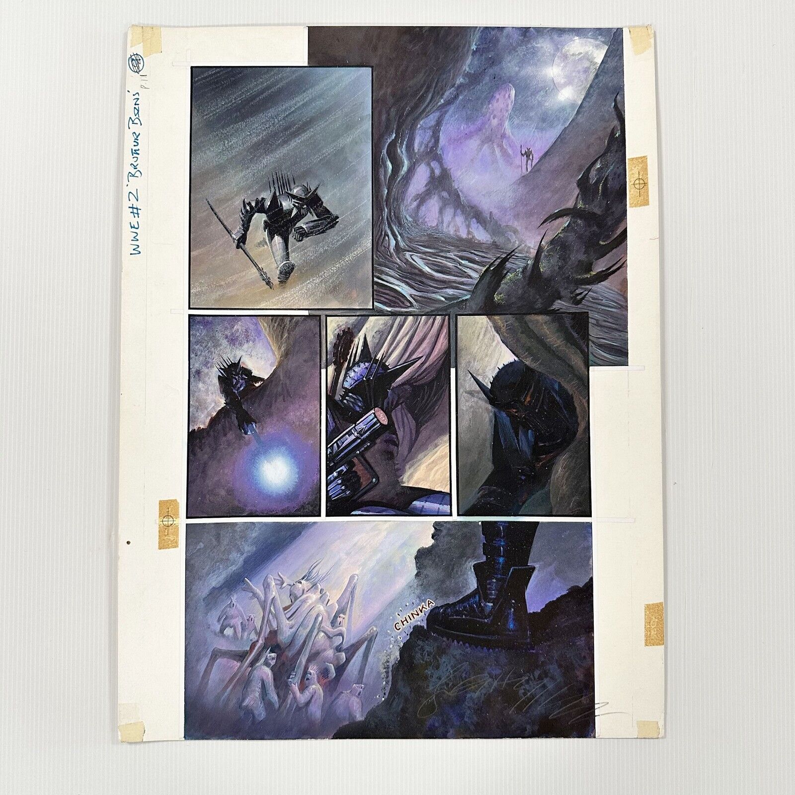 John Higgins Original Coloured Pages