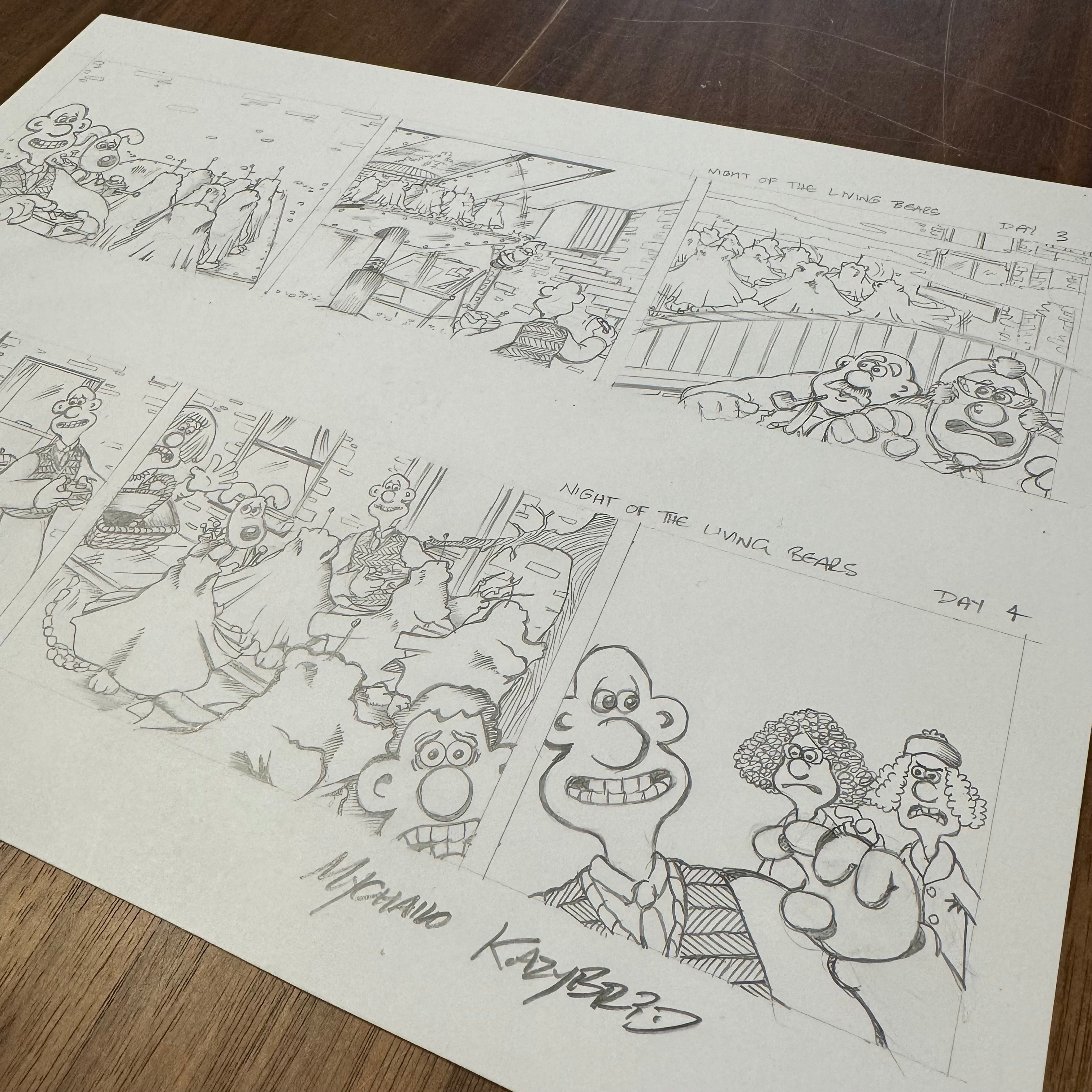 Introducing Wallace and Gromit Artist Mychailo Kazybrid