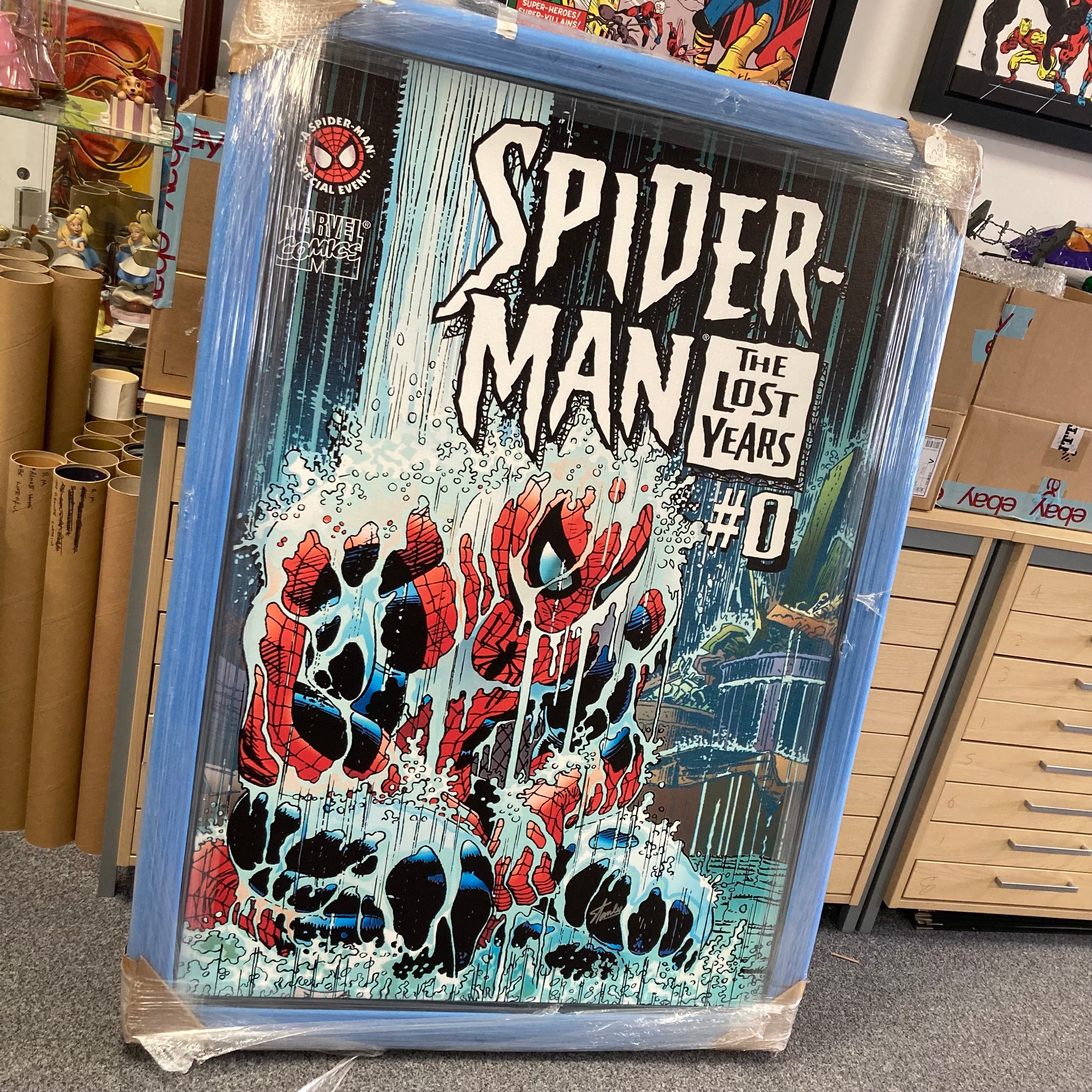 New In! Stan Lee Signed Box Canvases