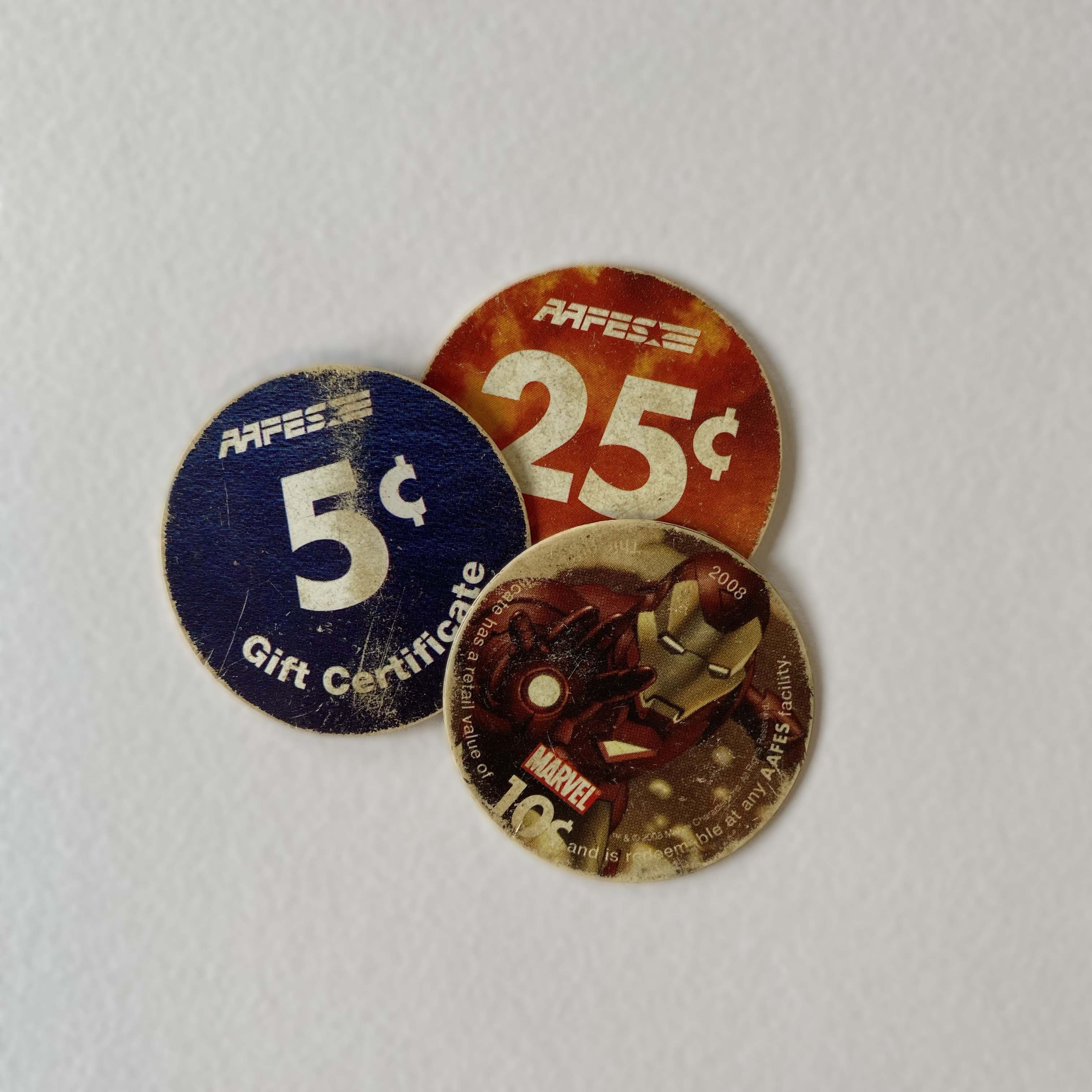 Marvel AAFES Coins aka 'POGS'