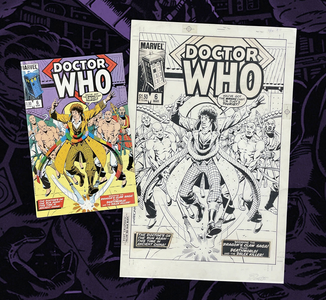 Dave Gibbons Original DOCTOR WHO Artwork