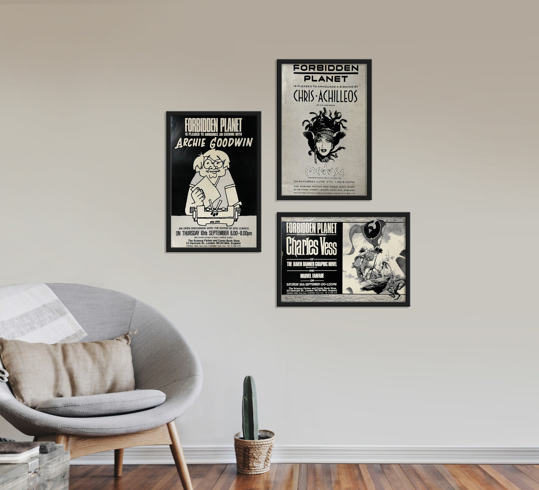 Vintage 'Forbidden Planet' Posters