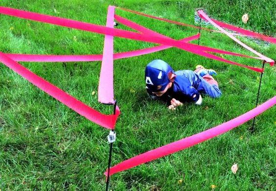 Keep Your Superheroes Entertained This Summer - Outdoor Obstacle Course