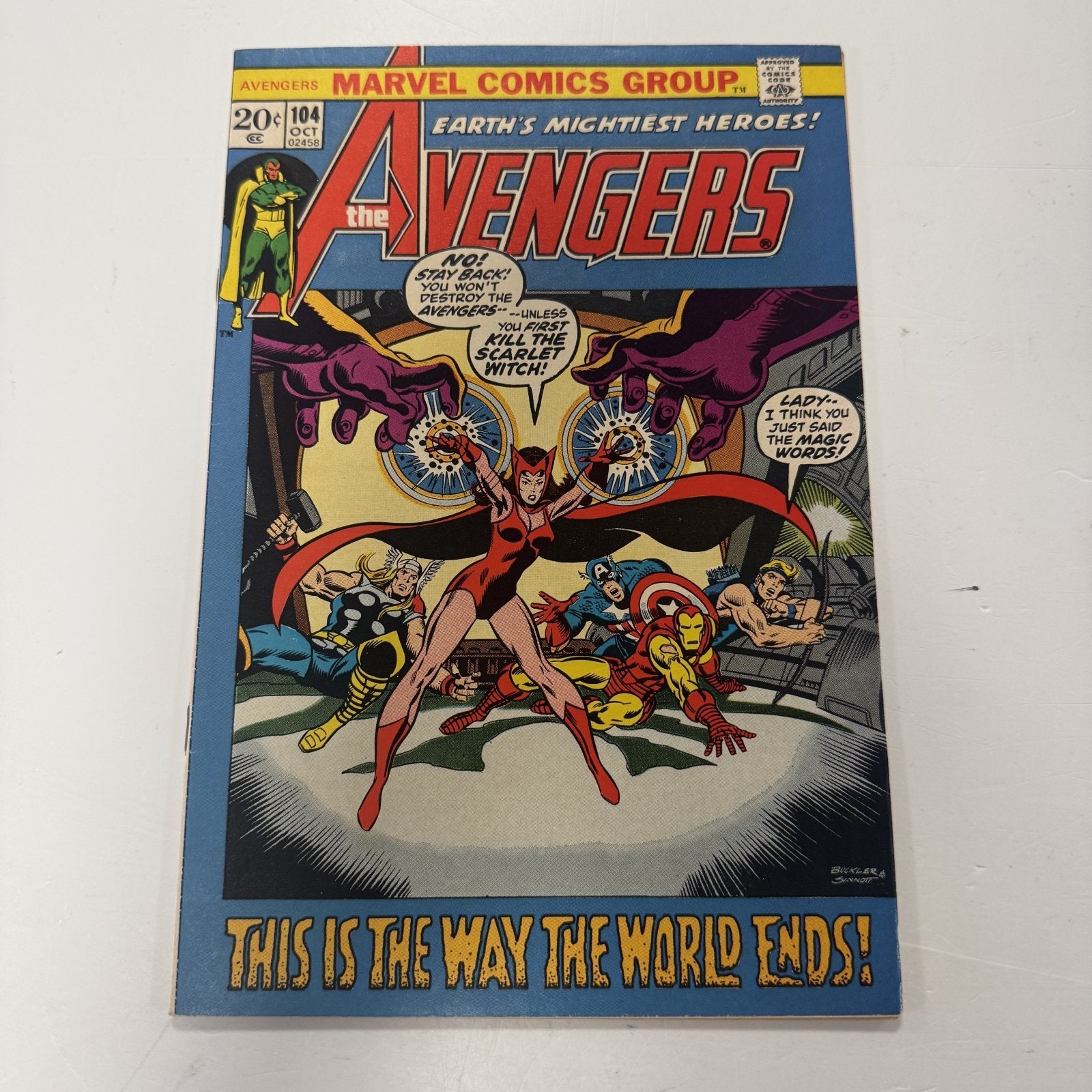 The Avengers #104 (1972) - First Printing FN/VF0