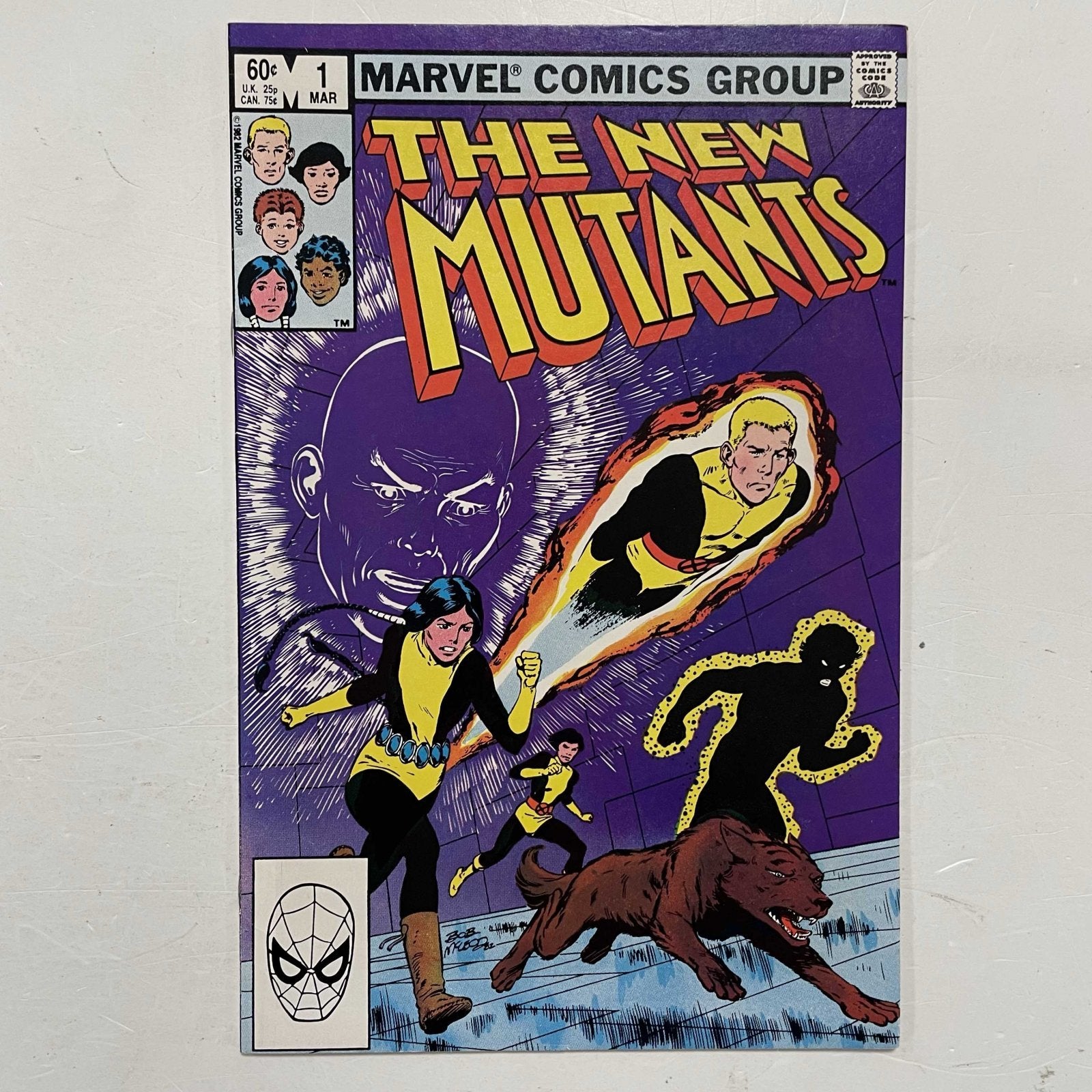 The New Mutants #1 (1983) - Direct Edition NM- 1st app Cannonball & Sunspot0