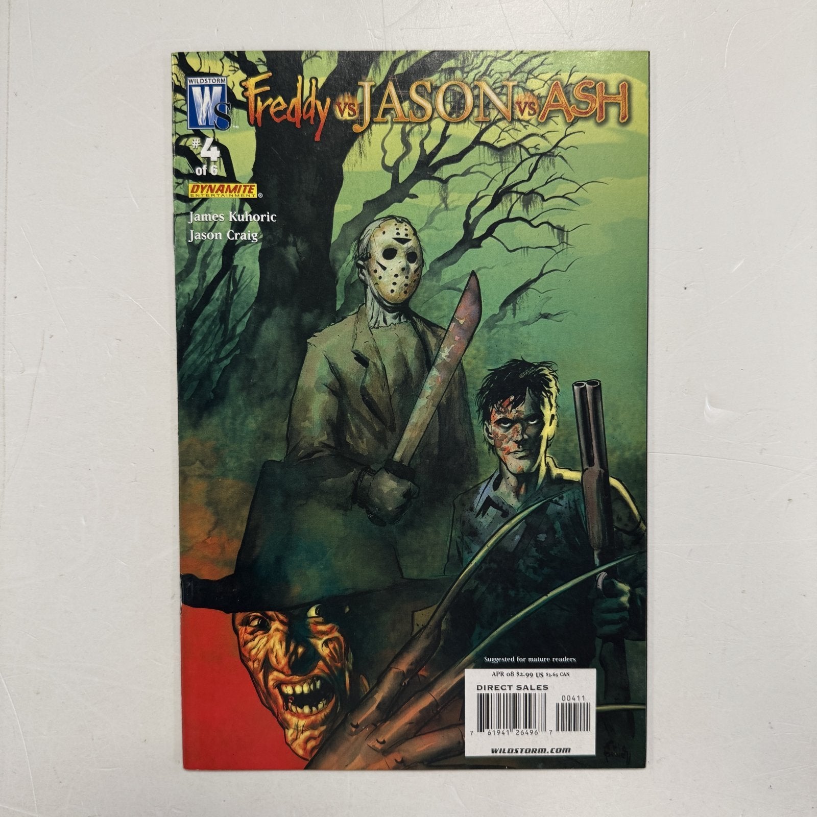 Freddy vs. Jason vs. Ash #4 (2008) - Direct Edition NM0