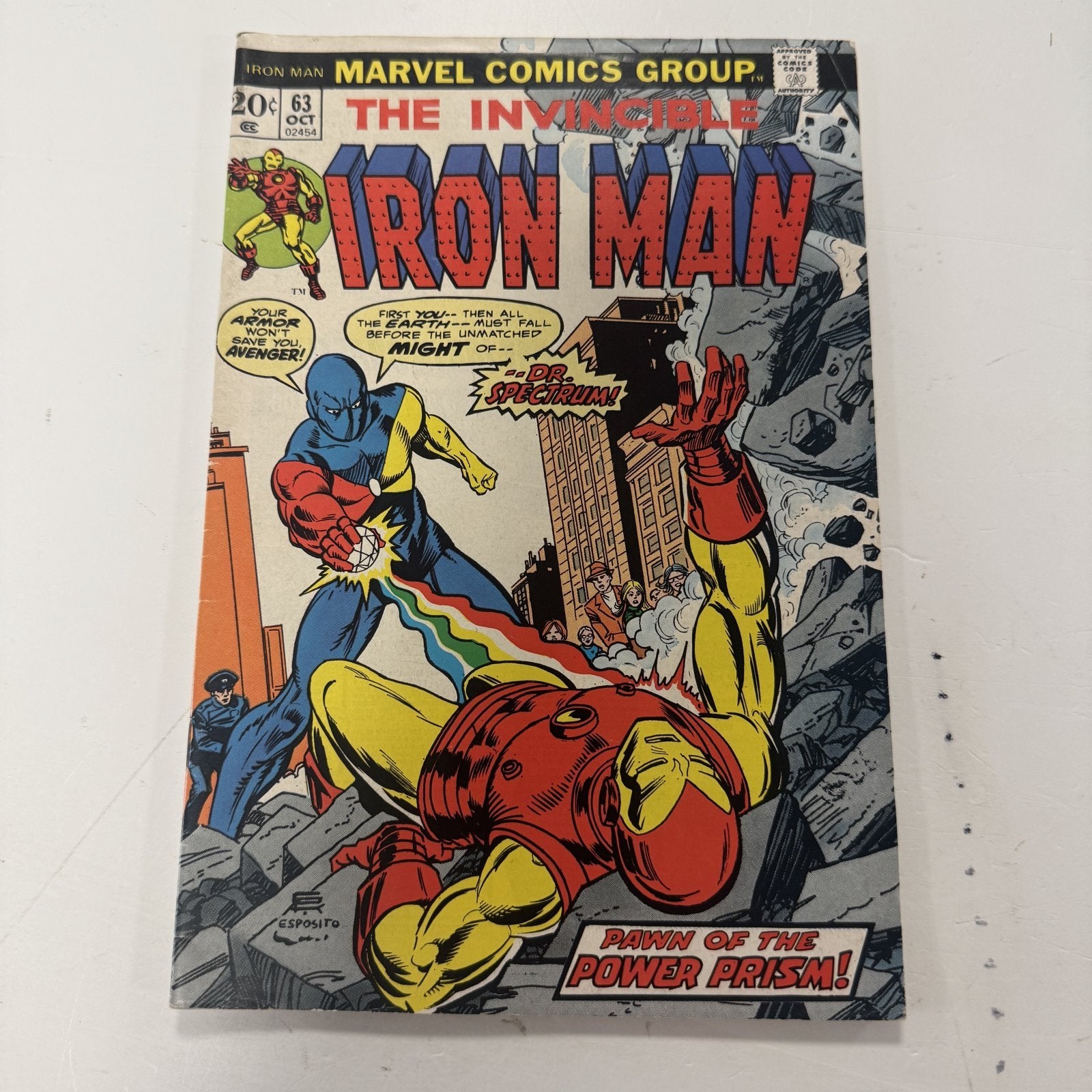 The Invincible Iron Man #63 (1973) - with a Mark Jewellers insert VG+0