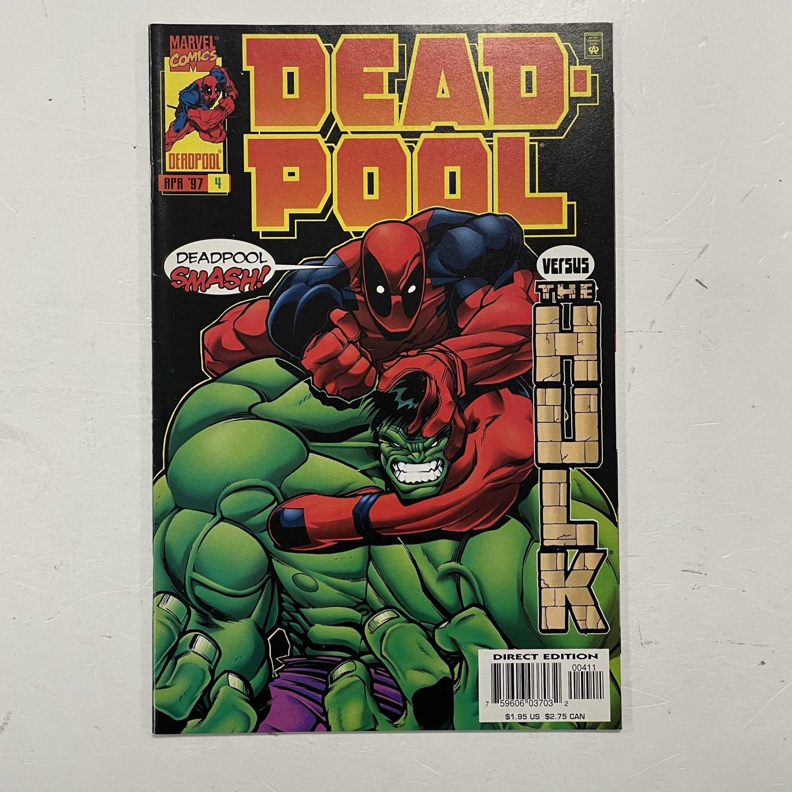 Deadpool #4 (1997) - Direct Edition NM-0