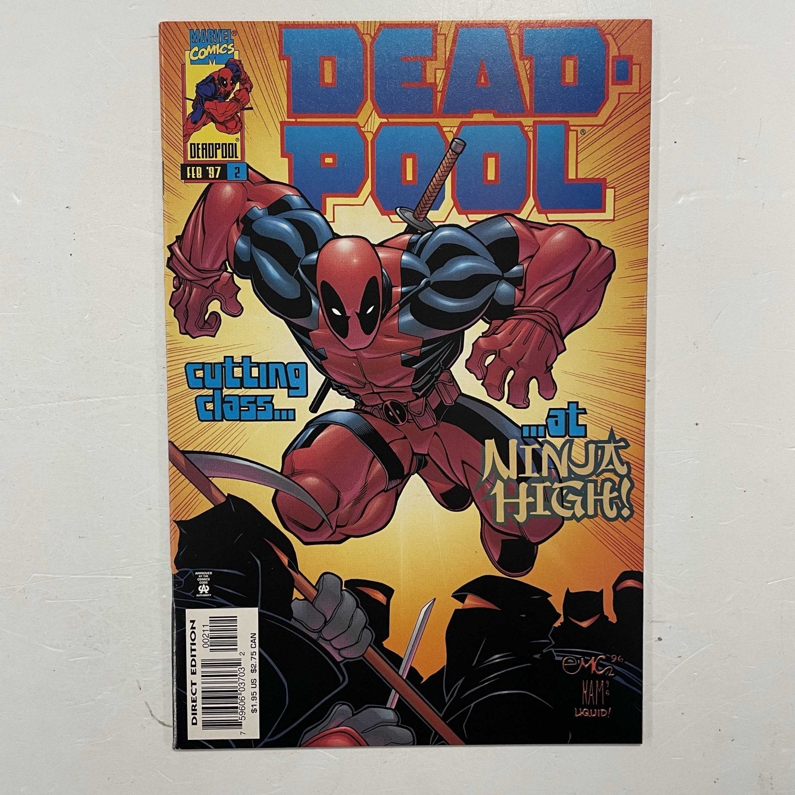 Deadpool #2 (1997) - Direct Edition NM-0