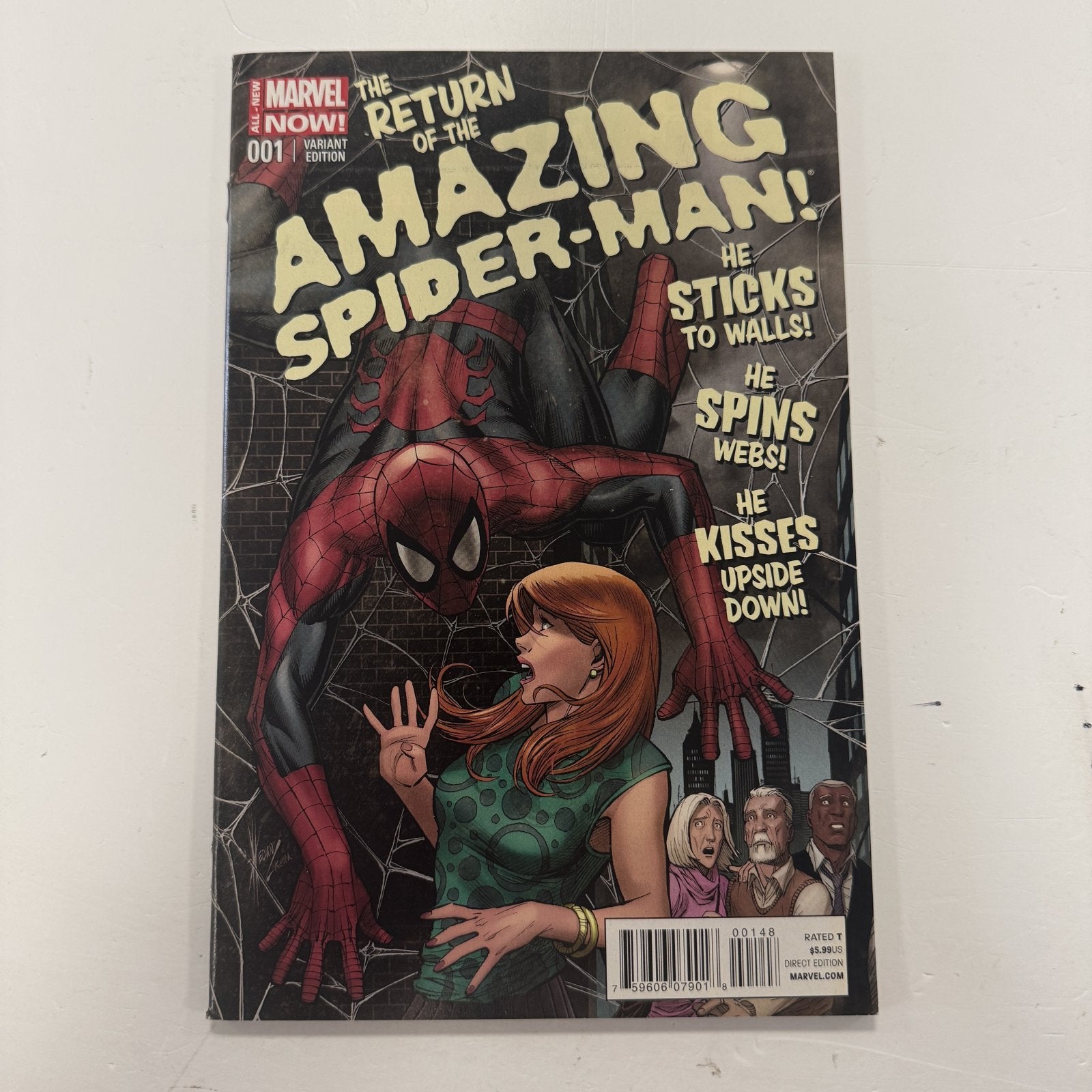 The Amazing Spider-Man #1 (2014) - Variant Edition VF 1st app Spider-Man First s0