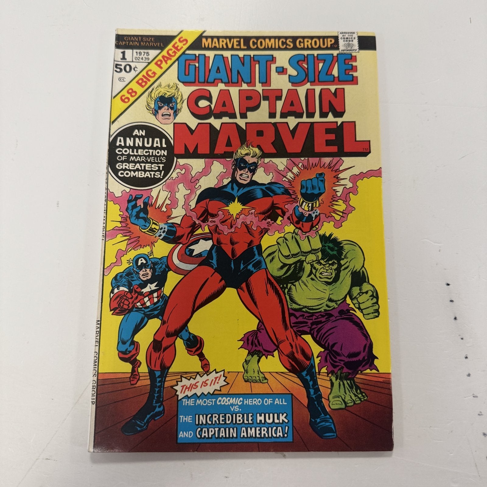 Giant-Size Captain Marvel #1 (1975) - Direct Editions VF0