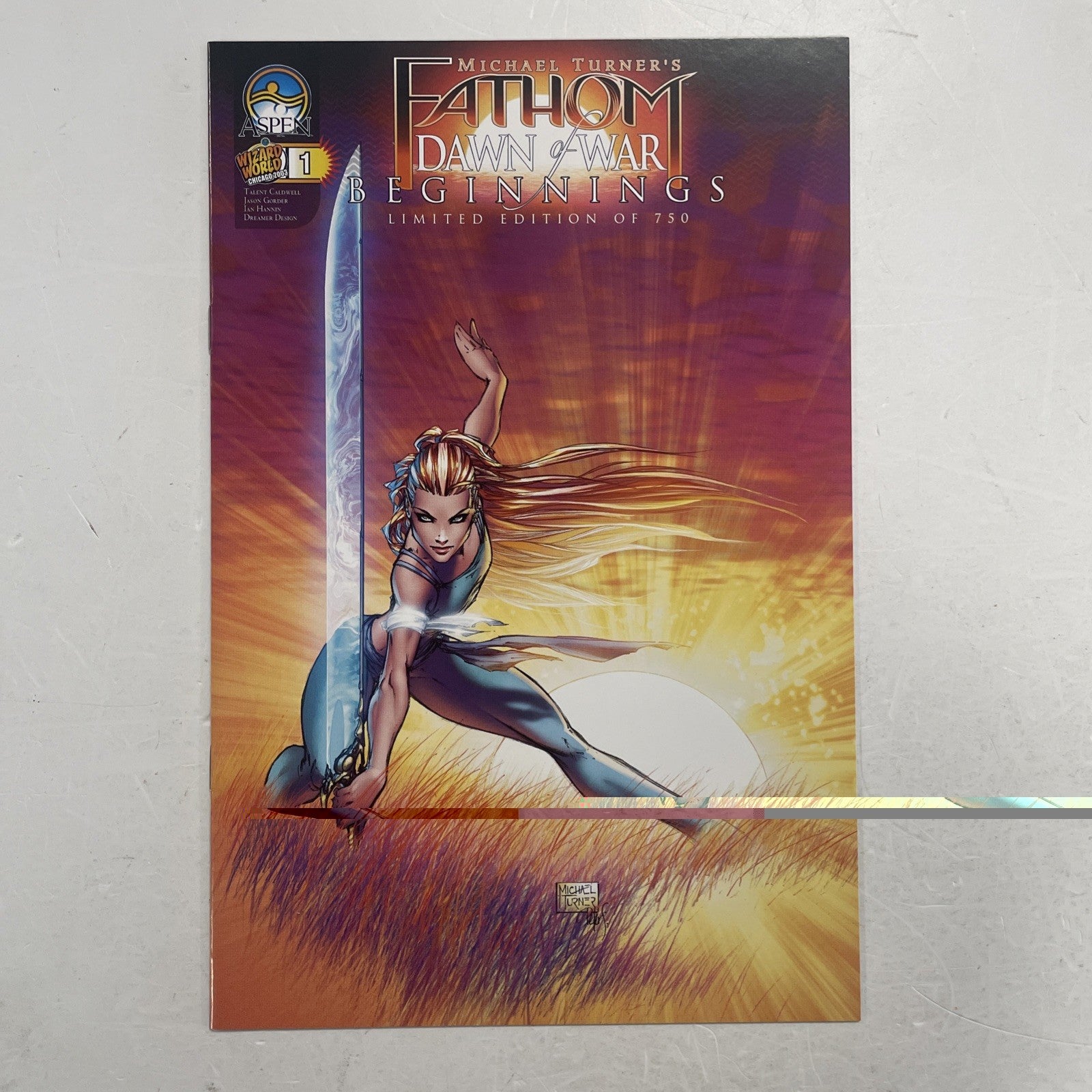 Fathom Dawn Of War Beginnings #1 2003 NM Wizard World Chicago 1/7500