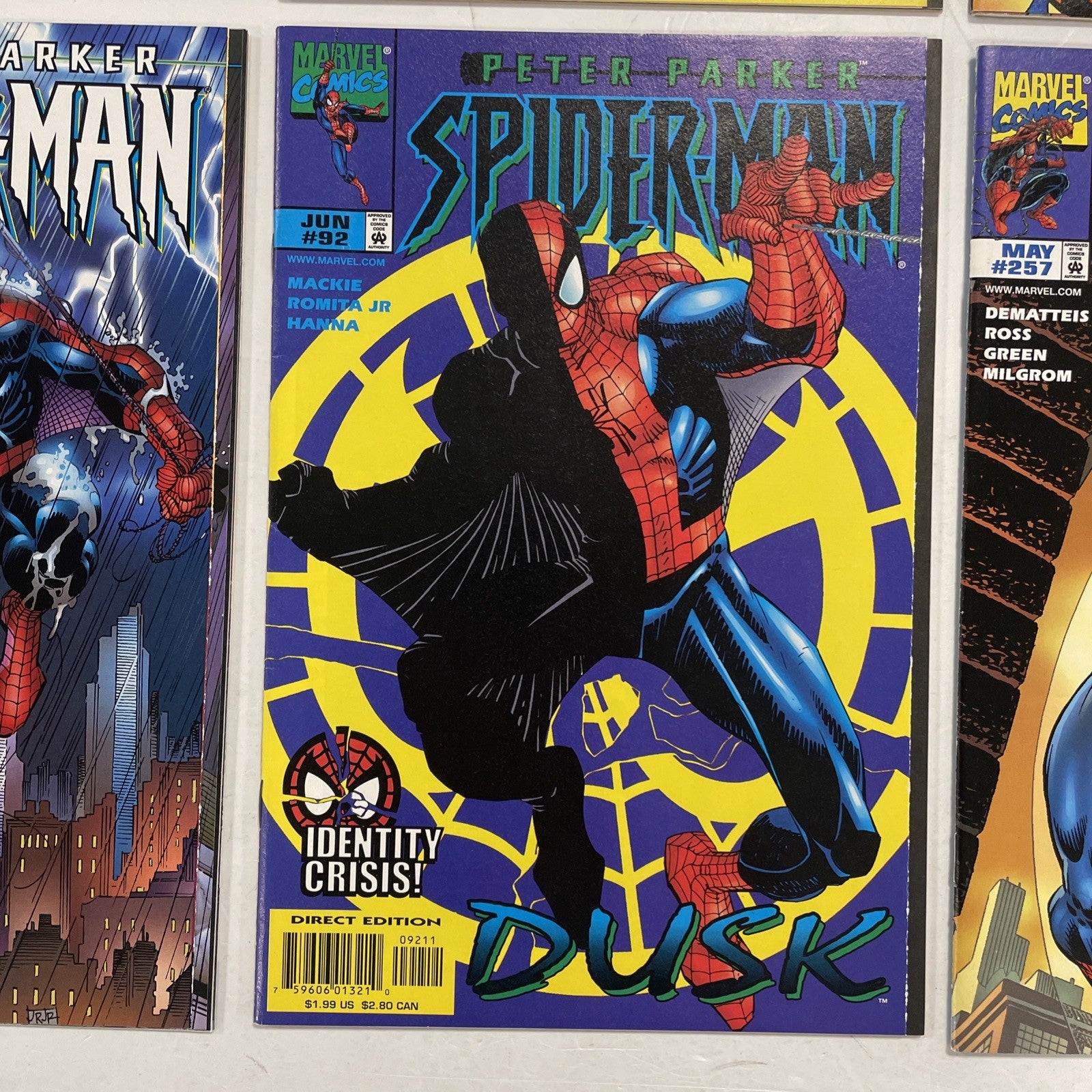 Spider-Man: Identity Crisis #1-8 1998 Complete Set Mixed Grades6