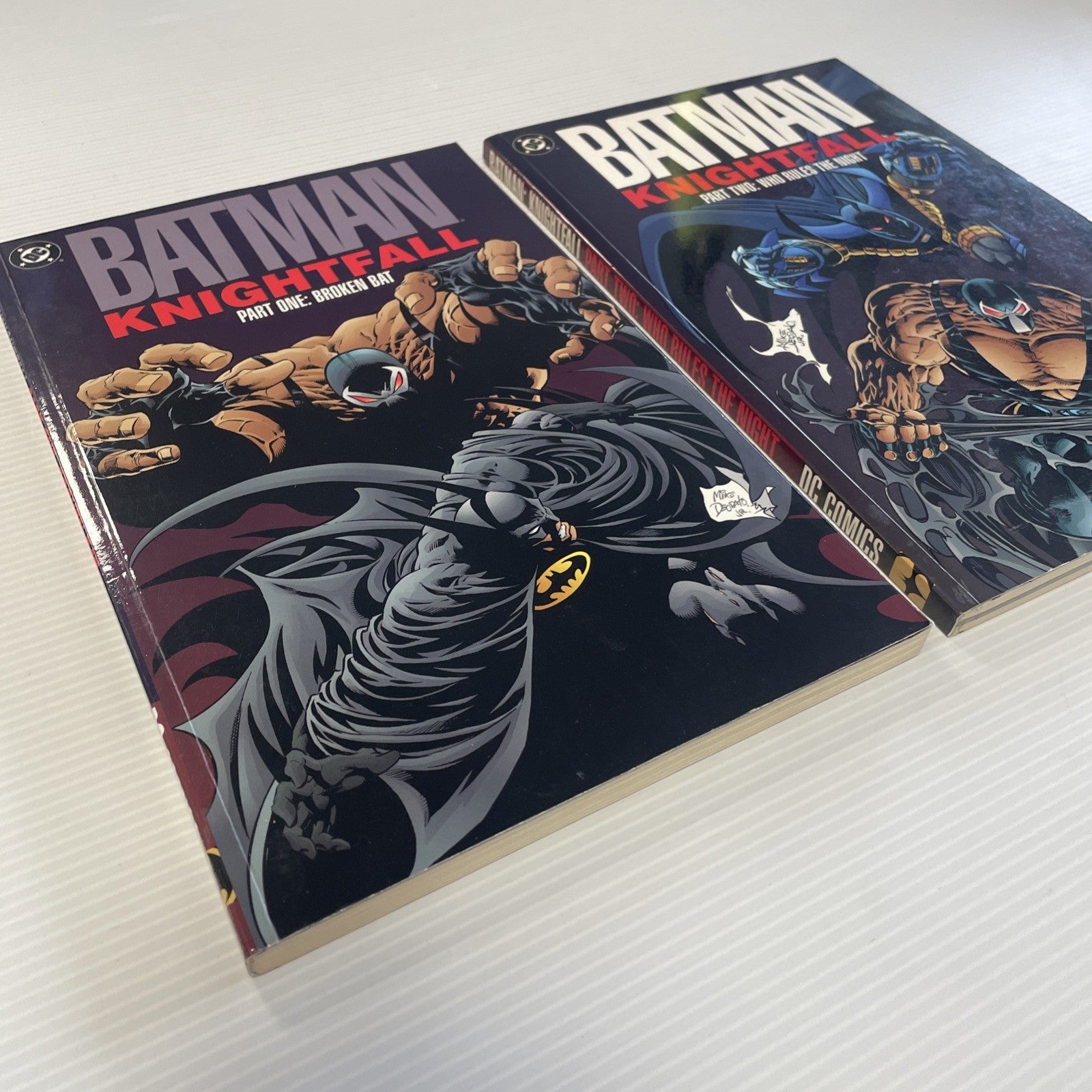 Batman Knightfall Vol 1 & 2 2011 Broken Bat & Who Rules the Night TPB Trade Pape3