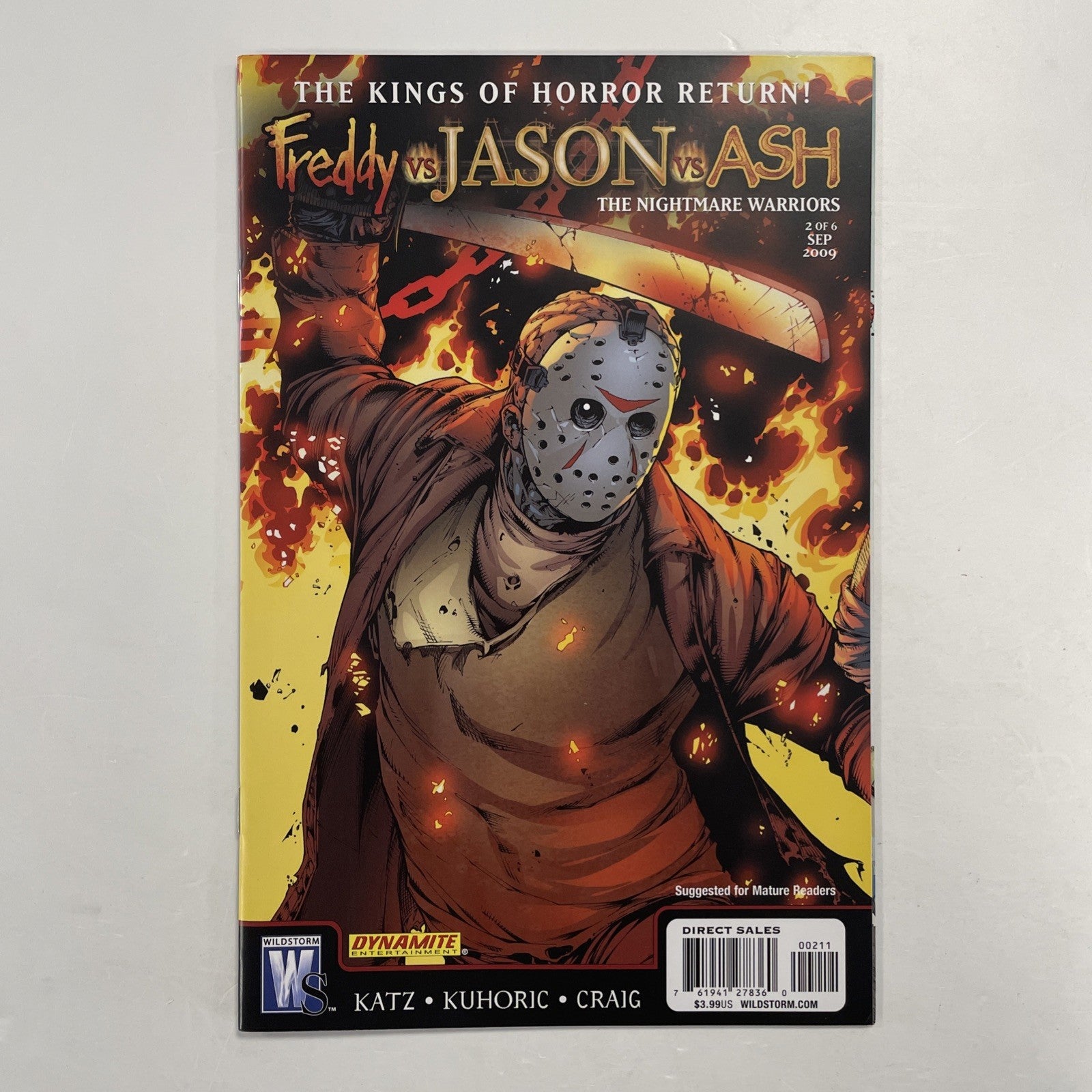 Freddy Vs Jason Vs Ash: The Nightmare Warriors #2 2009 VF Wildstorm0