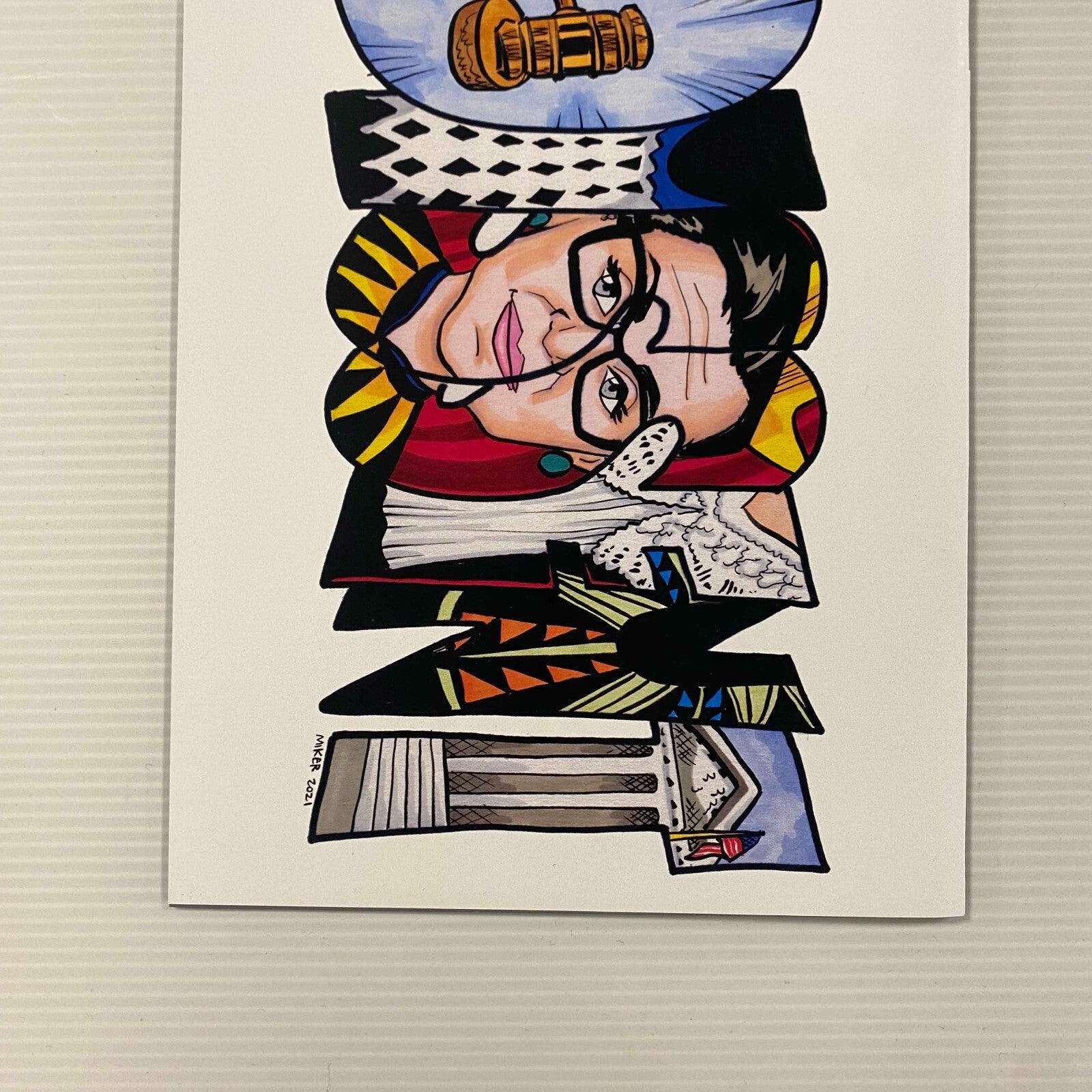 I Dissent 2021 NM Ruth Bader Ginsburg Cow-abunga Virgin Cover 150 Copies5