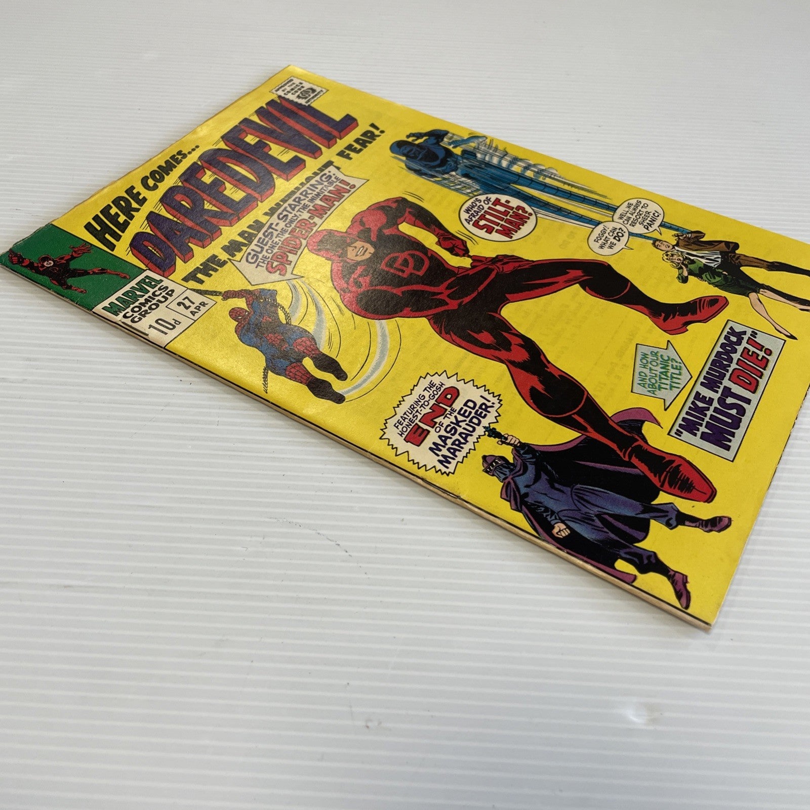 Daredevil #27 1967 FN Pence Copy3