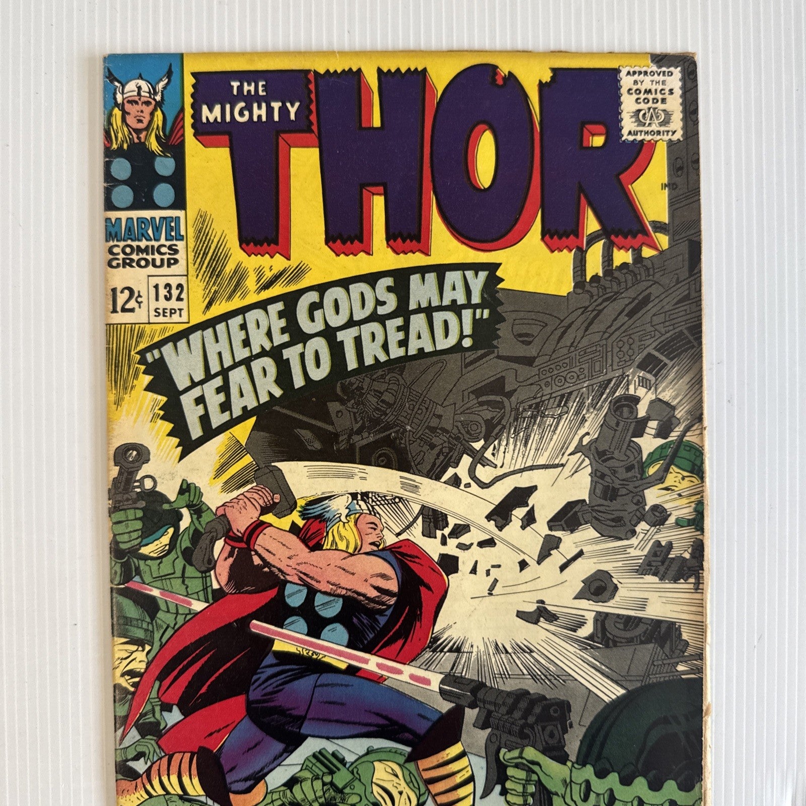 The Mighty Thor #132 1966 VG 1st Appearance of Ego the Living Planet1