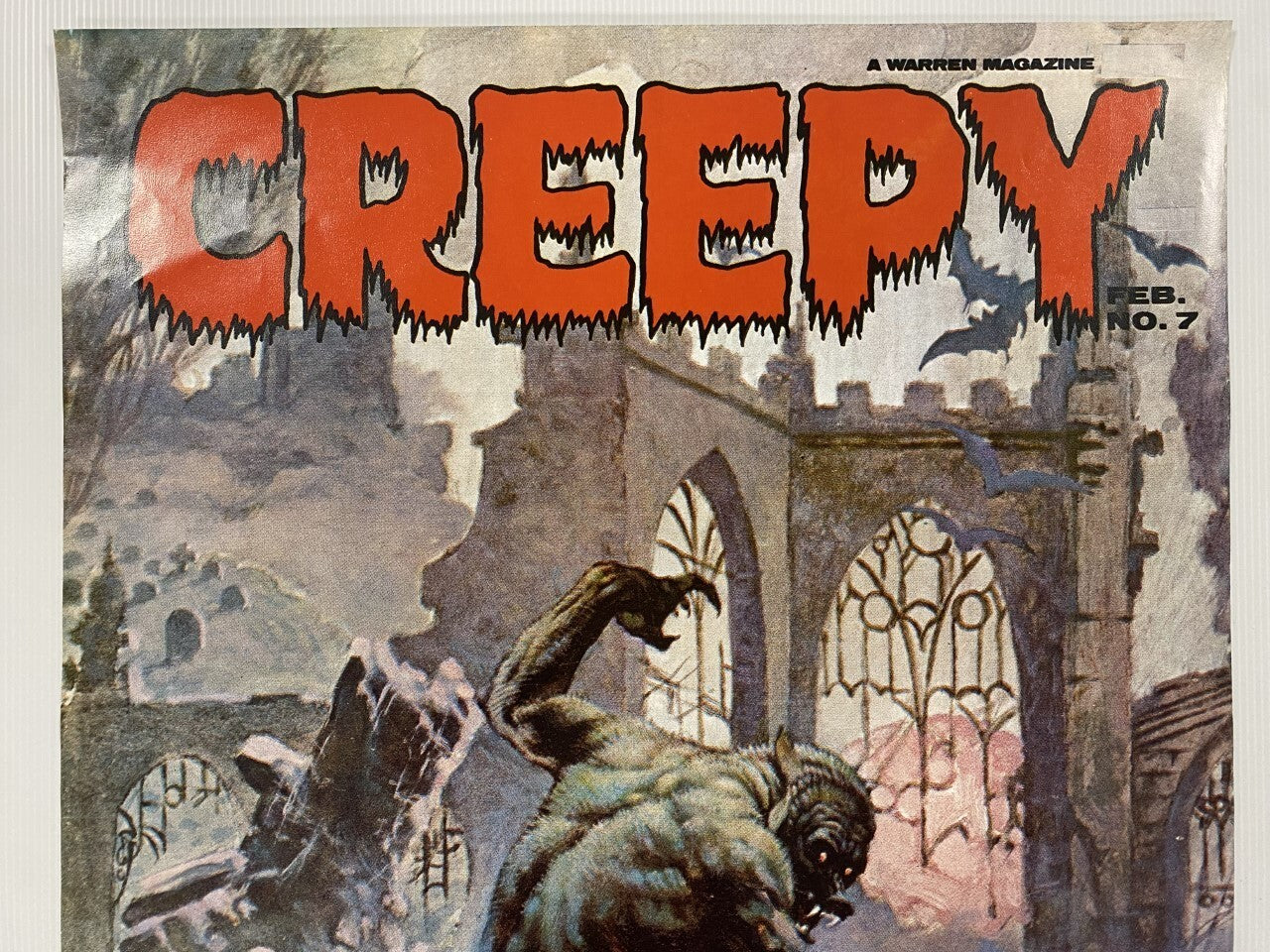 Creepy Magazine #7 poster Frank Franzetta Warren Publishing 1972 USA Original2