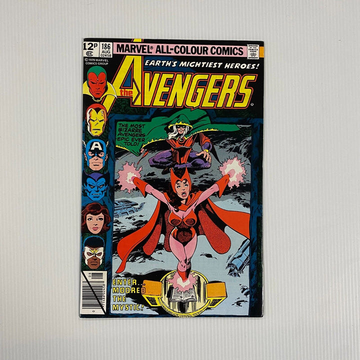 Avengers #186 NM 1979 Raw Comic Pence Copy