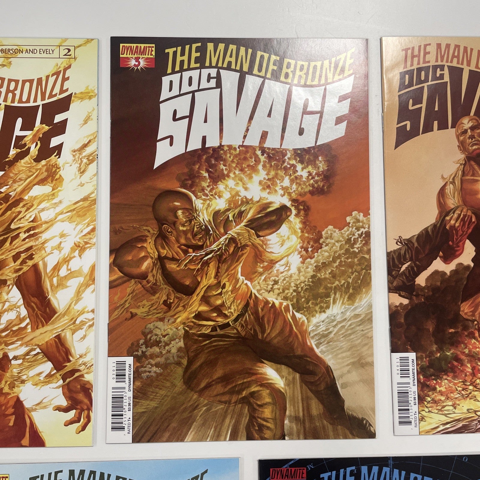 Doc Savage #1-8 & Annual 2013 NM Complete Set Dynamite3