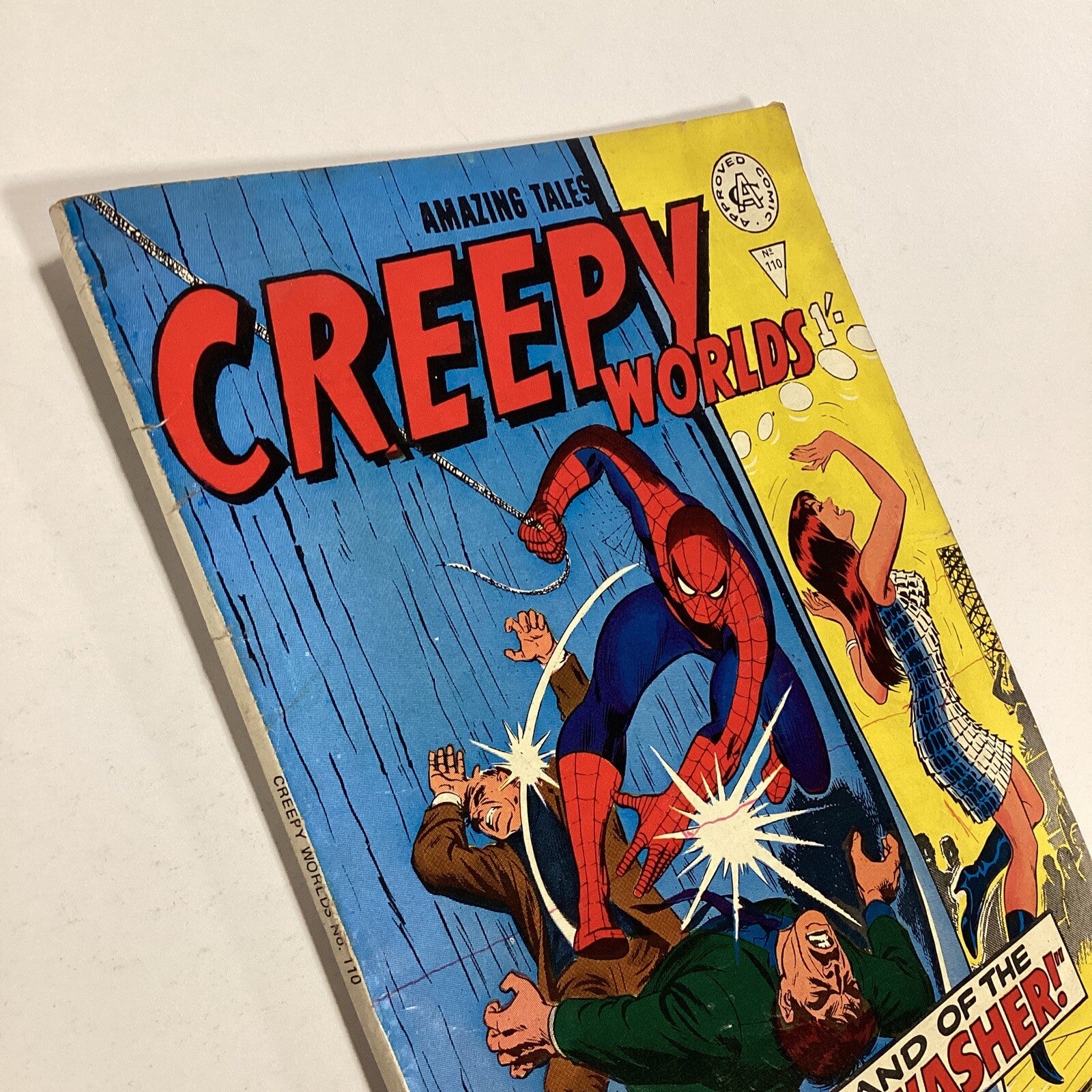 Alan Class Creep Worlds #110 late 1960s - early 70s GD **pen lines on front and3