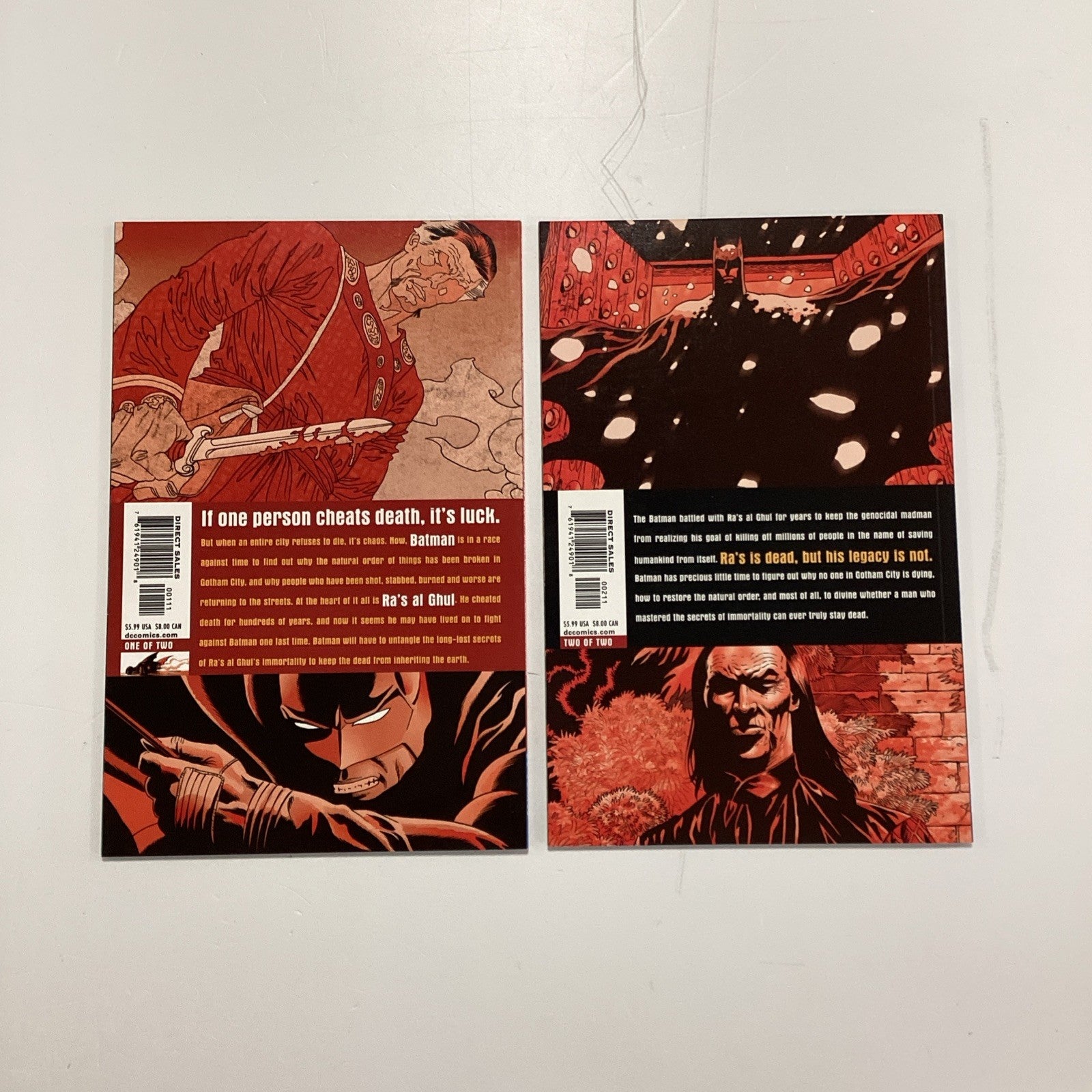 Batman: Ras Al Ghul Year One #1-2 2005 Complete Set DC6