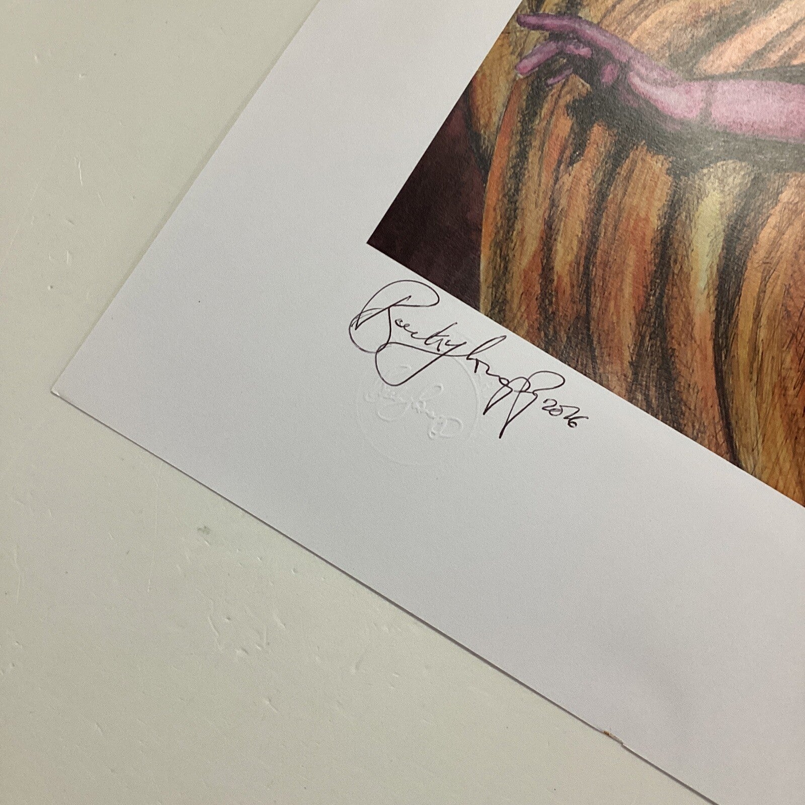 Medusa Signed Art Print by Becky Knapp5