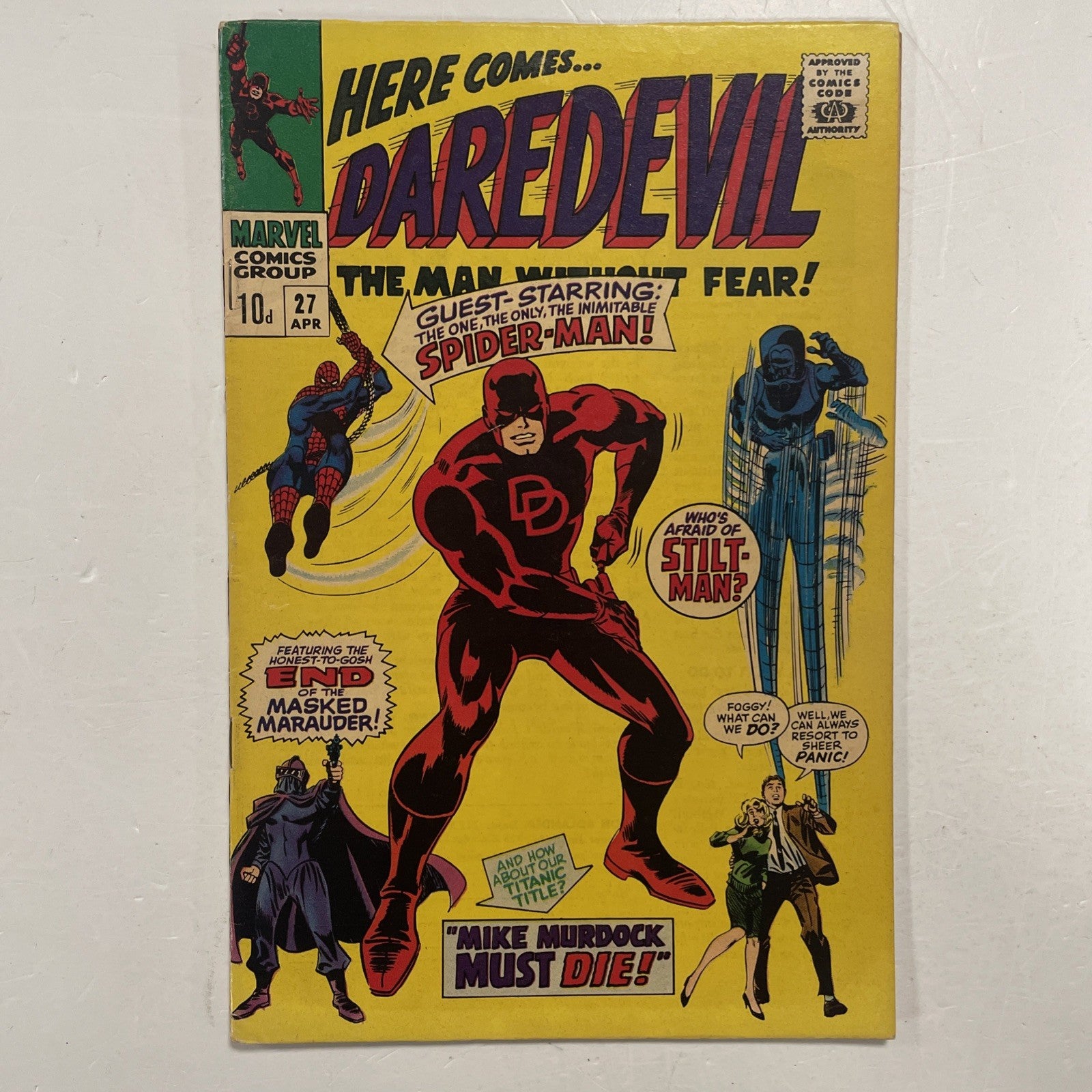 Daredevil #27 1967 FN/VF Pence Copy0
