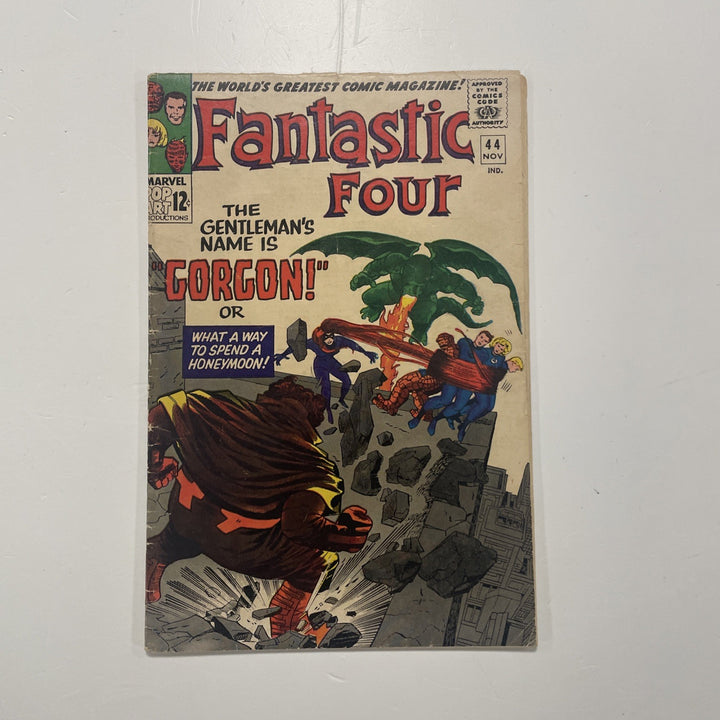 Fantastic Four #44 1965 VG 1st Appearance Gorgon **Spine roll0