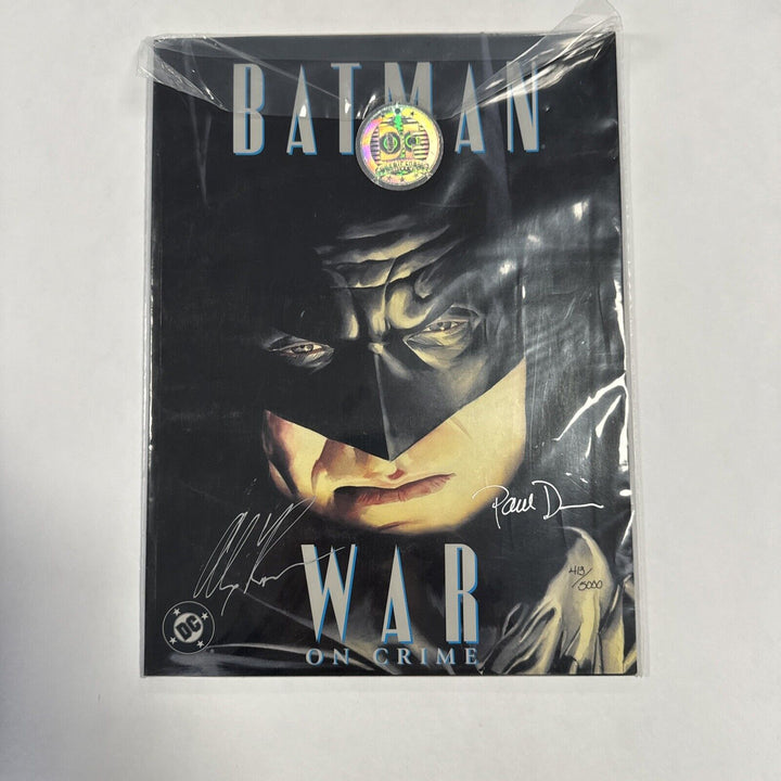 Batman War on Crime DC 2001 NM Signed by Paul Dini and Alex Ross 413/5000 CF CoA