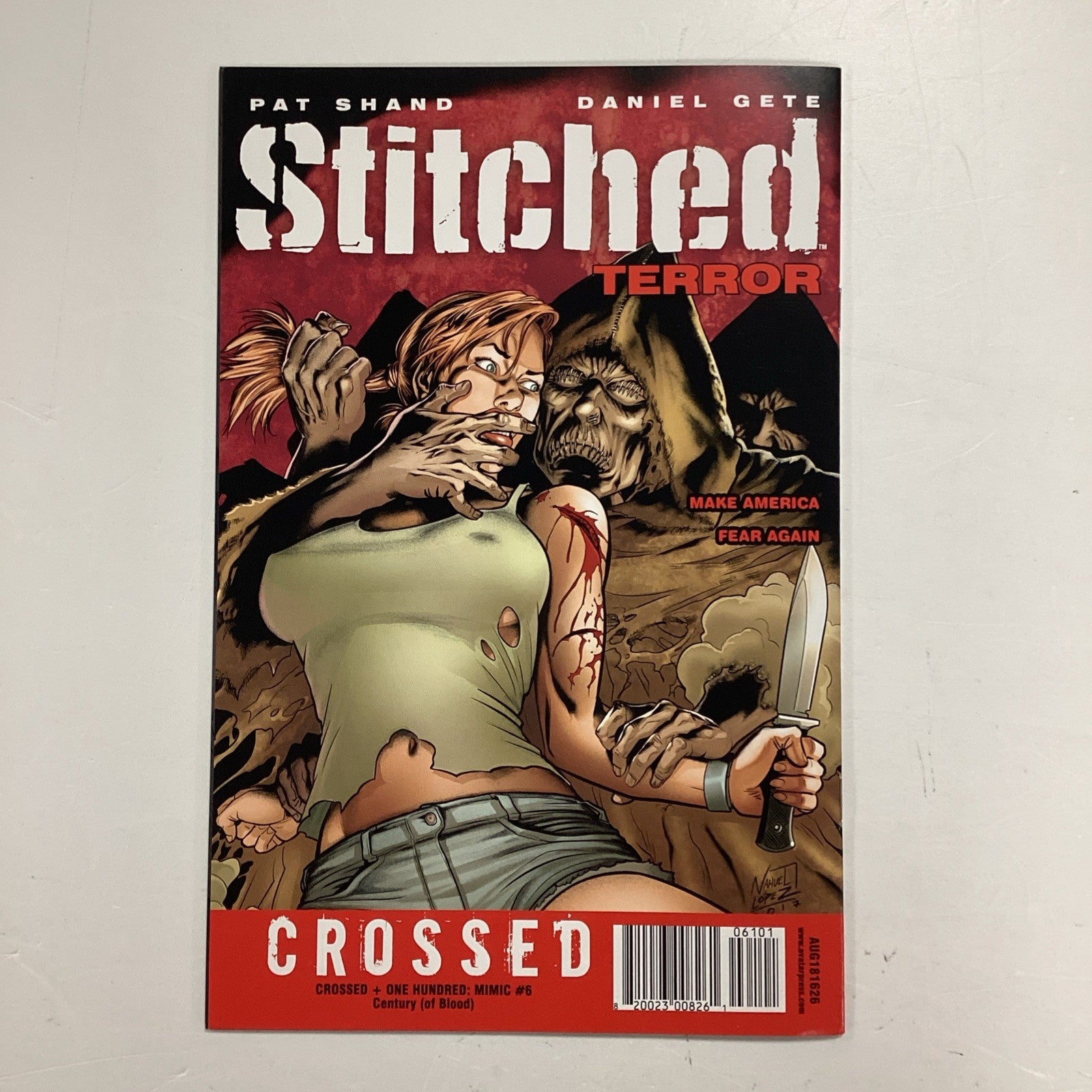 Crossed + One Hundred: Mimic #6 2018 NM Century Of Blood Sketch Variant Ltd 1004