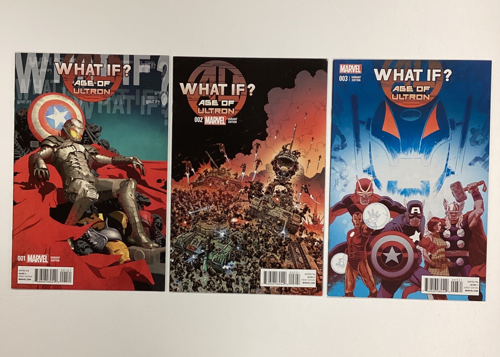 What If? Age Of Ultron #1-5 2014 VF/NM All Variants Complete Set0