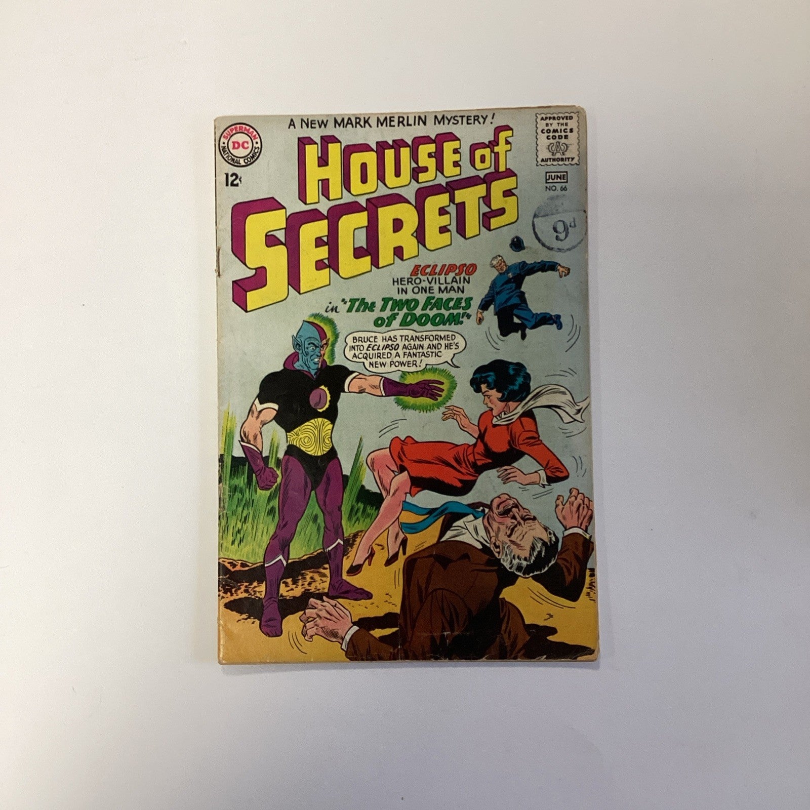 House Of Secrets #66 1964 VG- Pence Stamp **Cover Detached at Bottom Staple0