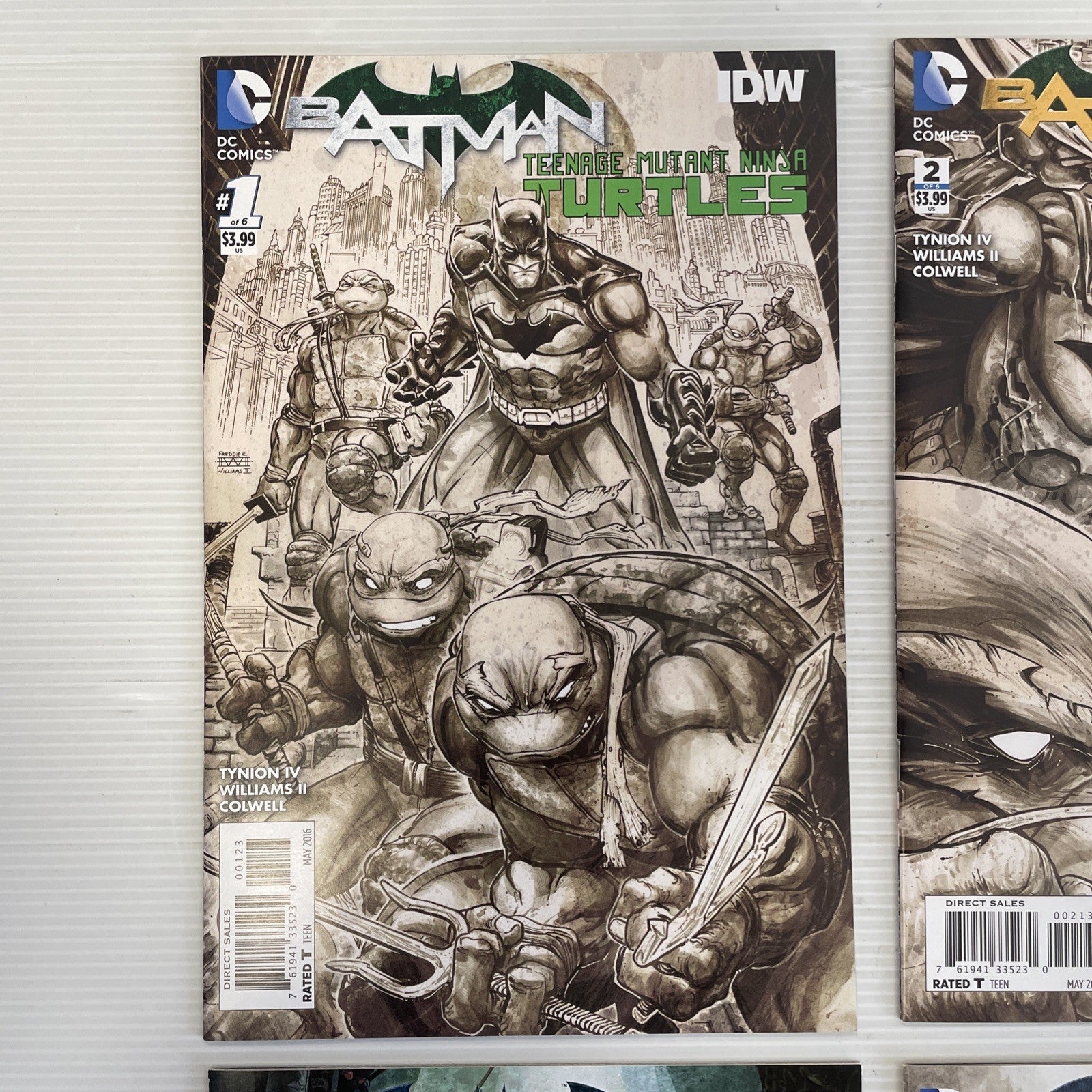 Batman / Teenage Mutant Ninja Turtles Adventures #1-6 2016 Complete Set **1